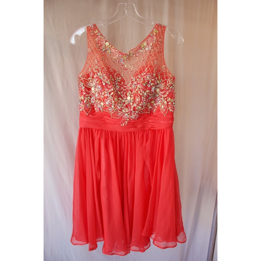 Pink Homecoming Dress.